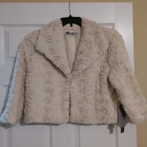 Faux fur coat